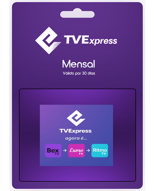 Gift Card TvE "Ritmotv"– Mensal