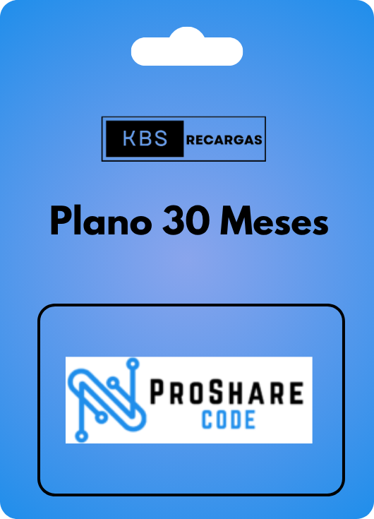 Gift Card Prime Vision "Proshare" - "30 Meses"